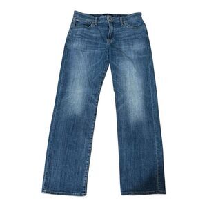 Lucky Brand Men’s 363 Straight Medium Wash Coolmax Stretch Jeans Size 33X32